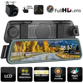 1080P High-Definition Car Dvr Front Rear Dual Dash Cam 10-Inch