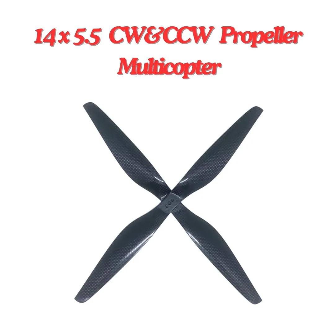 2-Blades 5.5-Pitch xx55 Propellers For Drone/Quadcopters CW   CCW (1-Pair)