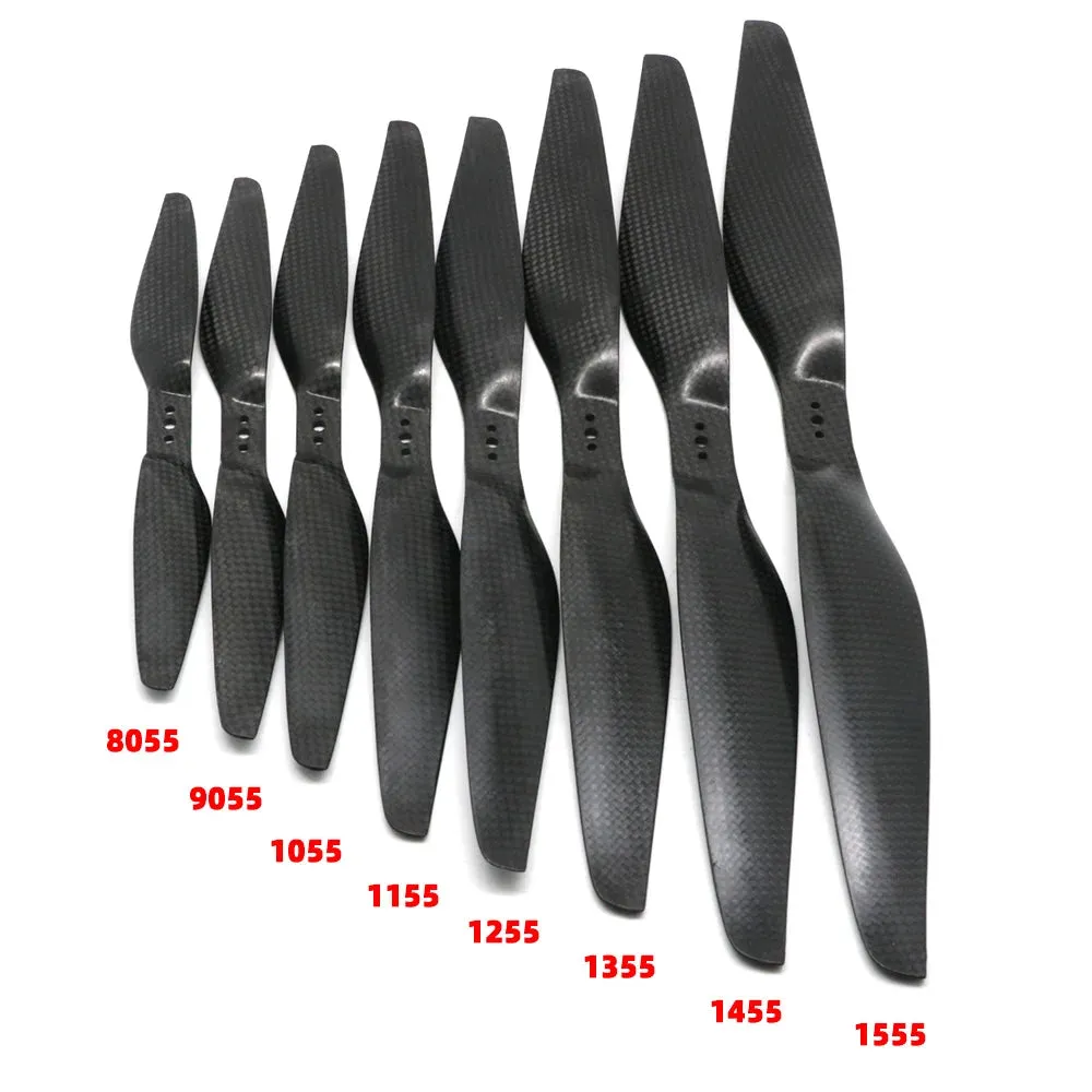 2-Blades 5.5-Pitch xx55 Propellers For Drone/Quadcopters CW   CCW (1-Pair)