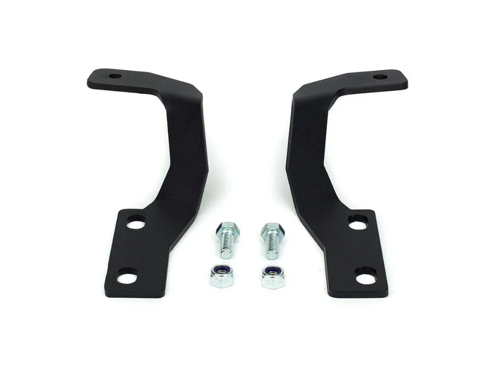 2010-2023 TOYOTA 4RUNNER LOW PROFILE LED DITCH LIGHT BRACKETS KIT BY CALI RAISED LED