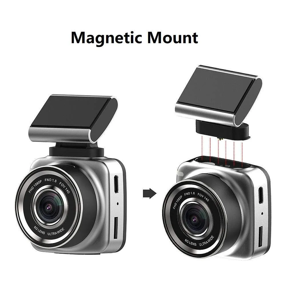 2.0" Screen Mini Car DVR Camera Full HD 1080P 160 Degree Lens