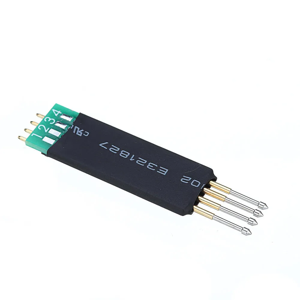 2.54mm 4P ARM Burning Download Line Thimble Test Spring Pin Probe Board 51.5x13mm DIY Spare Parts for RC Drone FPV