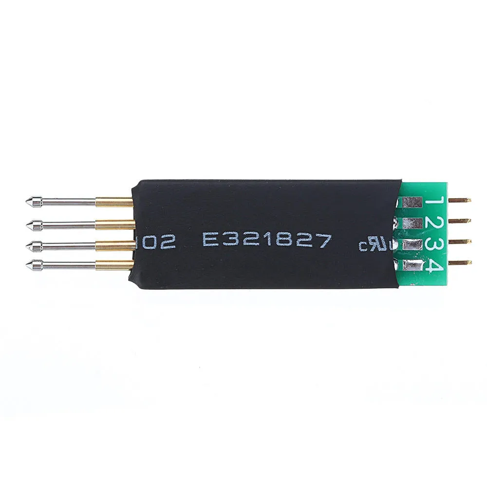2.54mm 4P ARM Burning Download Line Thimble Test Spring Pin Probe Board 51.5x13mm DIY Spare Parts for RC Drone FPV