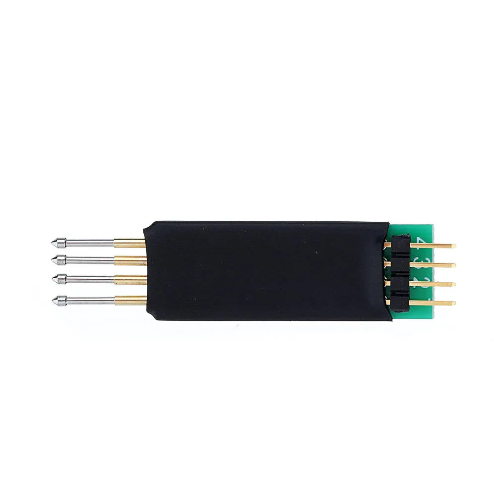 2.54mm 4P ARM Burning Download Line Thimble Test Spring Pin Probe Board 51.5x13mm DIY Spare Parts for RC Drone FPV