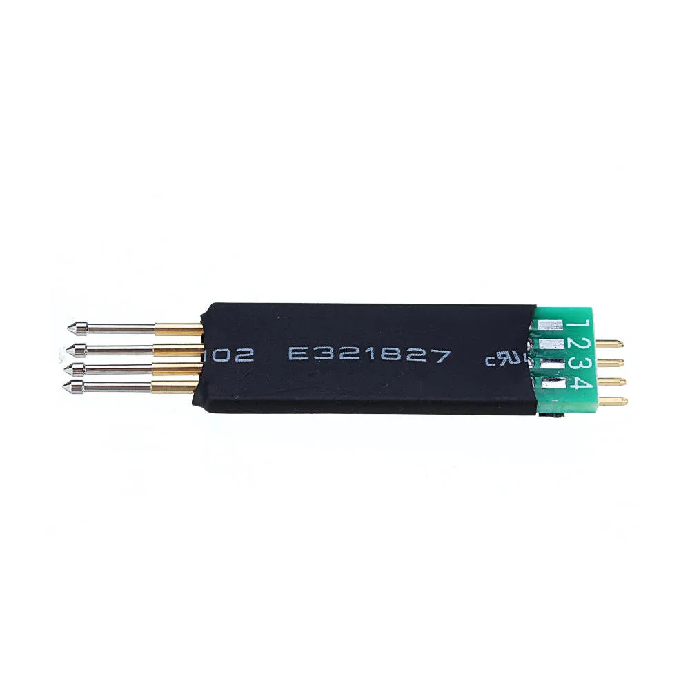 2.54mm 4P ARM Burning Download Line Thimble Test Spring Pin Probe Board 51.5x13mm DIY Spare Parts for RC Drone FPV