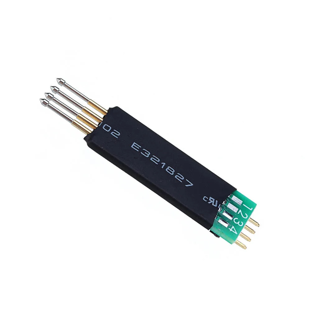 2.54mm 4P ARM Burning Download Line Thimble Test Spring Pin Probe Board 51.5x13mm DIY Spare Parts for RC Drone FPV