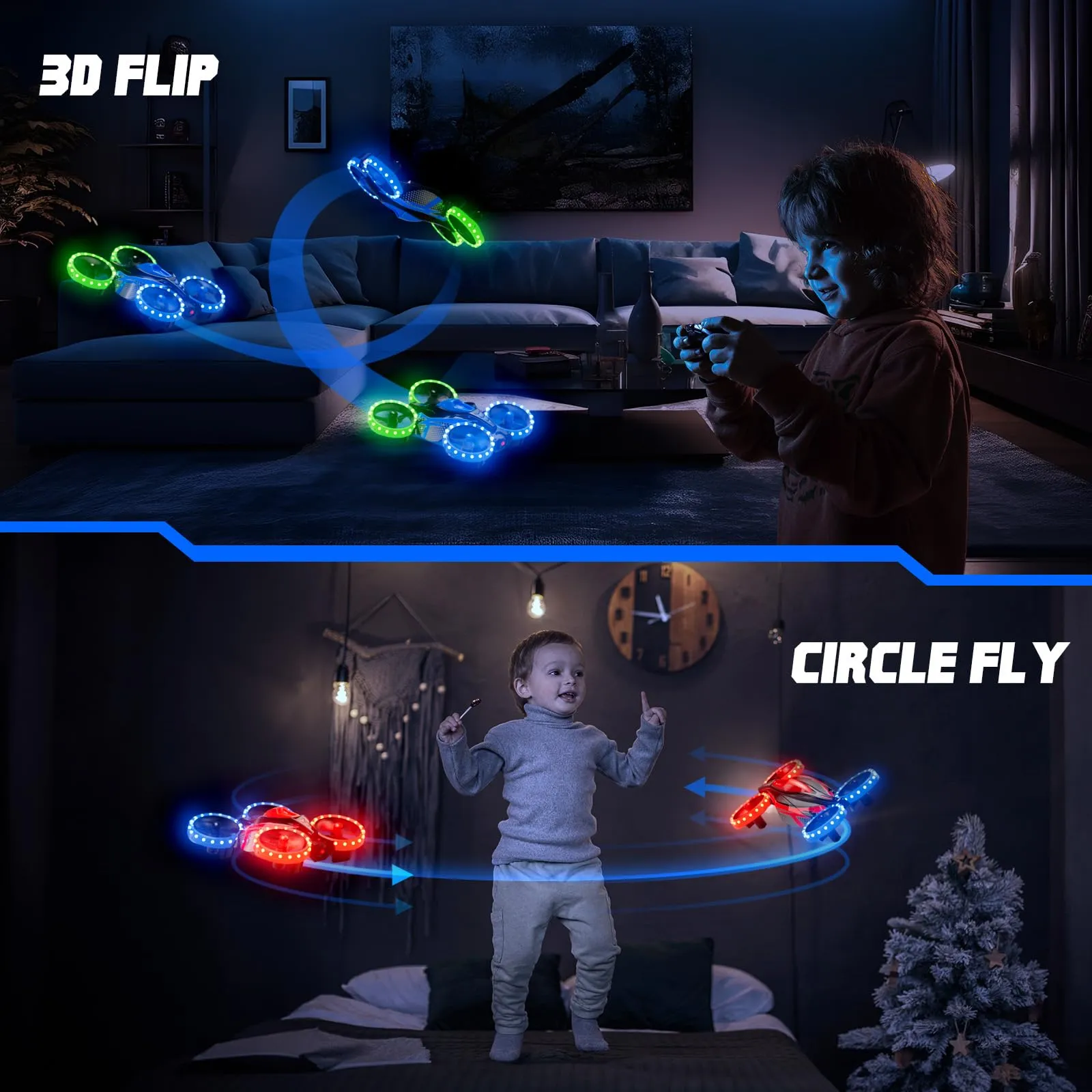 3in1 Battle Drone with LED Lights for Kids