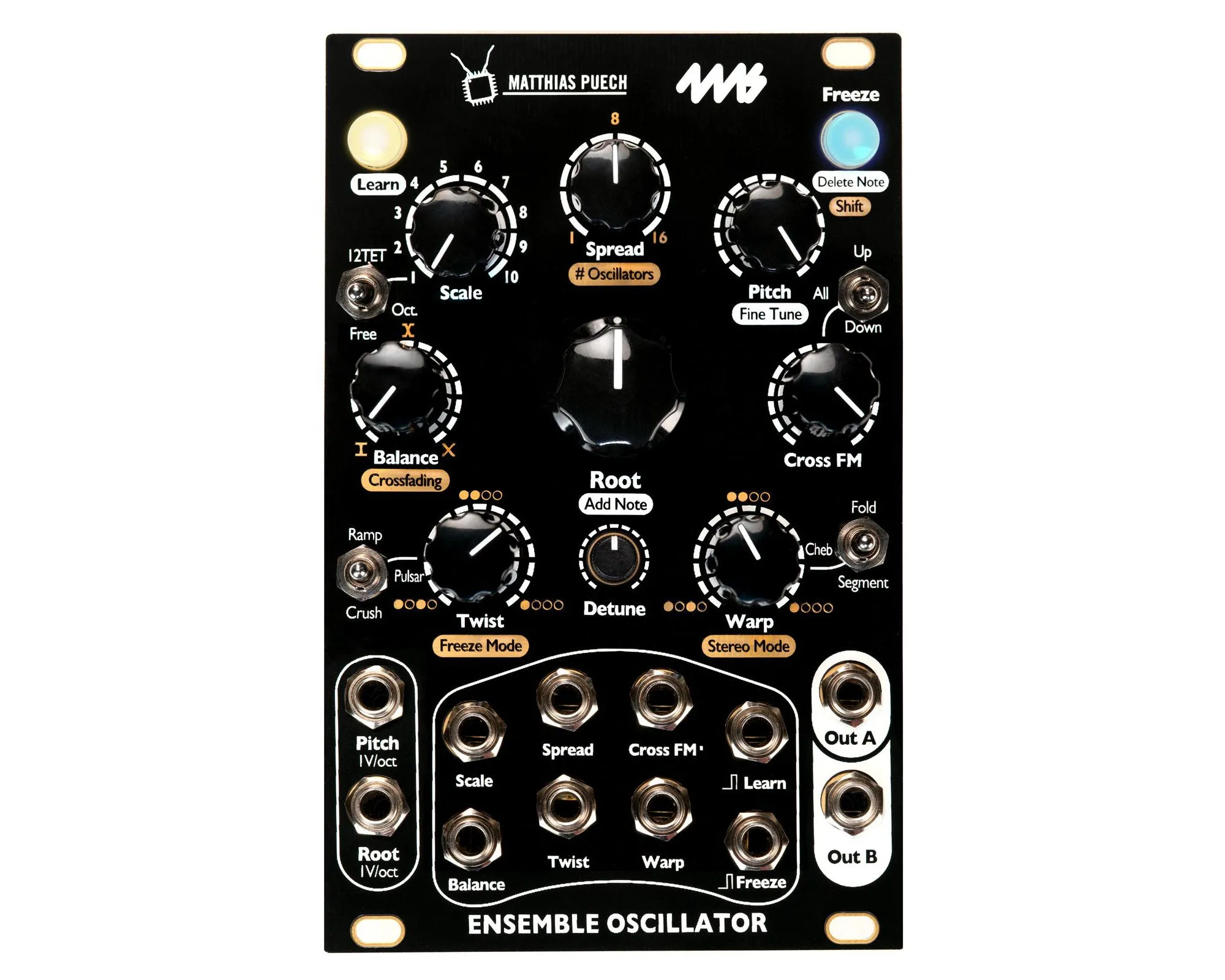 4MS Ensemble Oscillator - Black