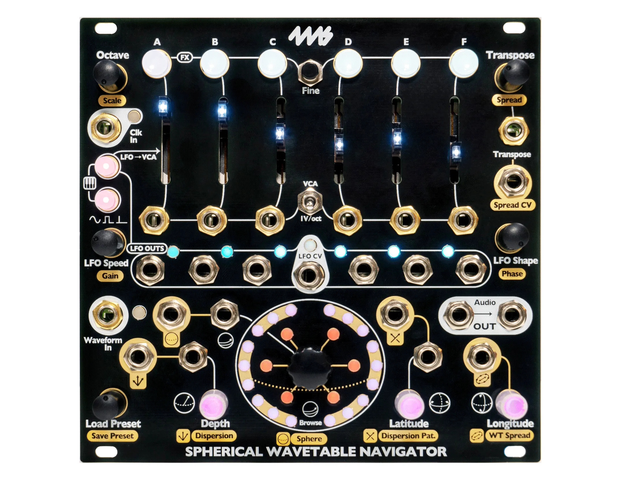 4ms Spherical Wavetable Navigator