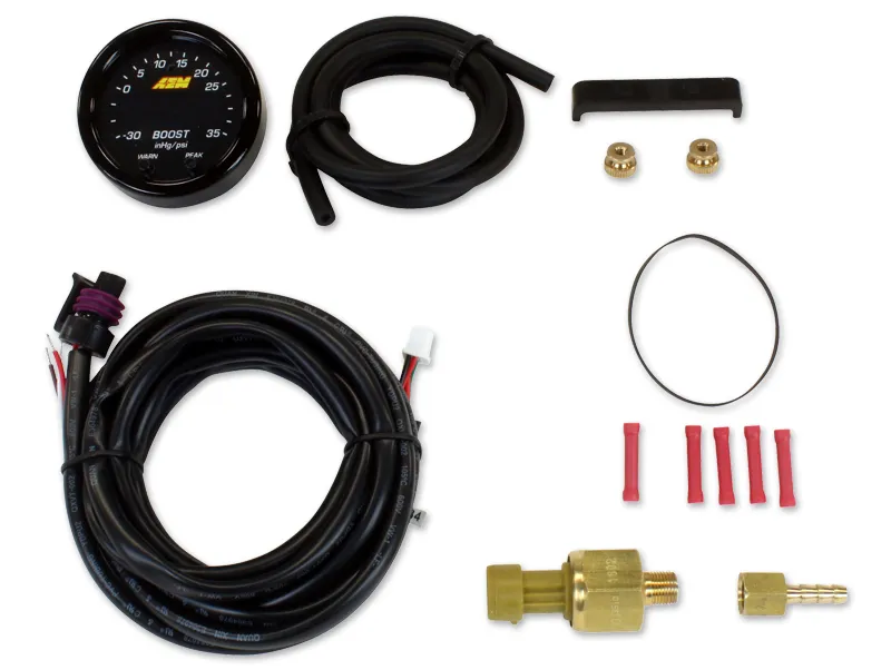 AEM X-Series Boost Pressure Gauge (35 PSI) (52mm) - Universal
