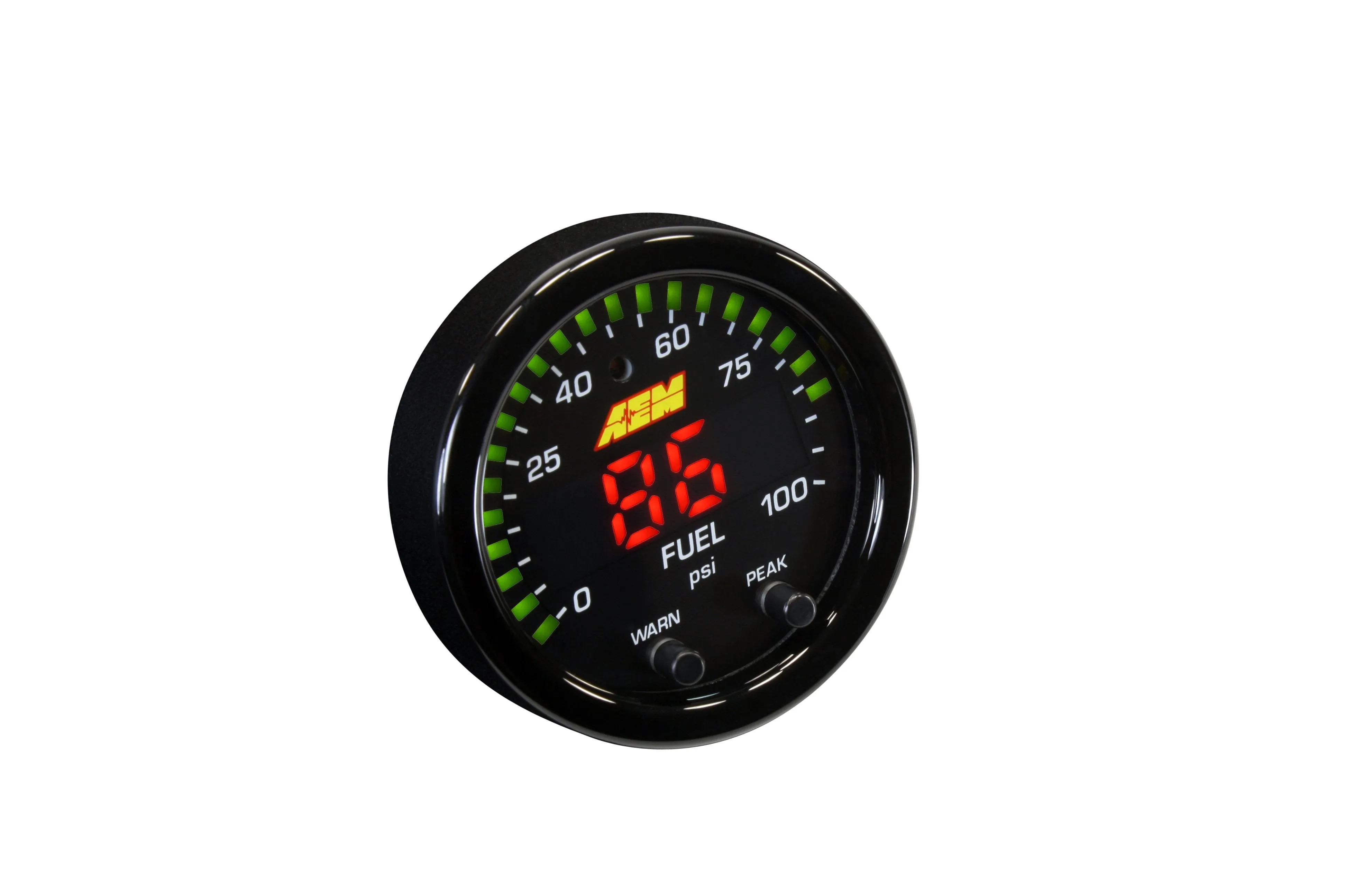 AEM X-SERIES FLUID PRESSURE GAUGE KIT 30-0301 0-100PSI  OIL/FUEL