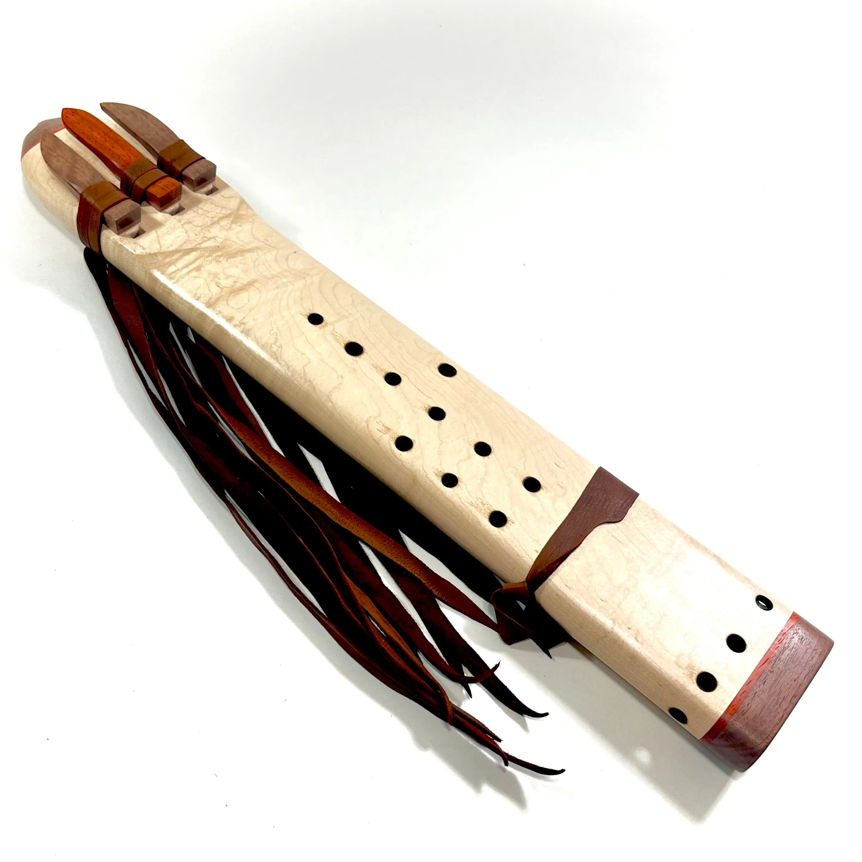 Amazing Figured Maple MoonKat Triple Drone - E-NAF Minor -In Stock