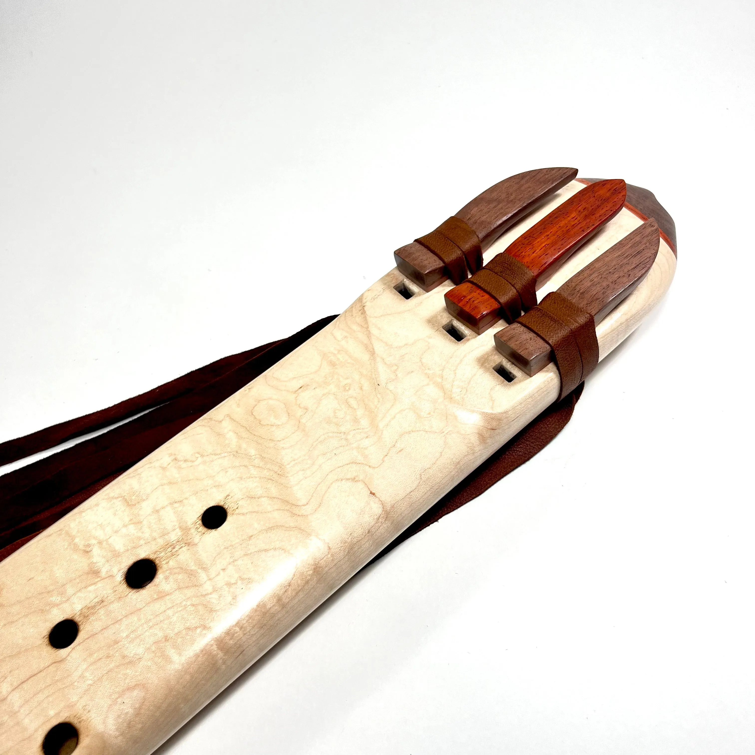 Amazing Figured Maple MoonKat Triple Drone - E-NAF Minor -In Stock