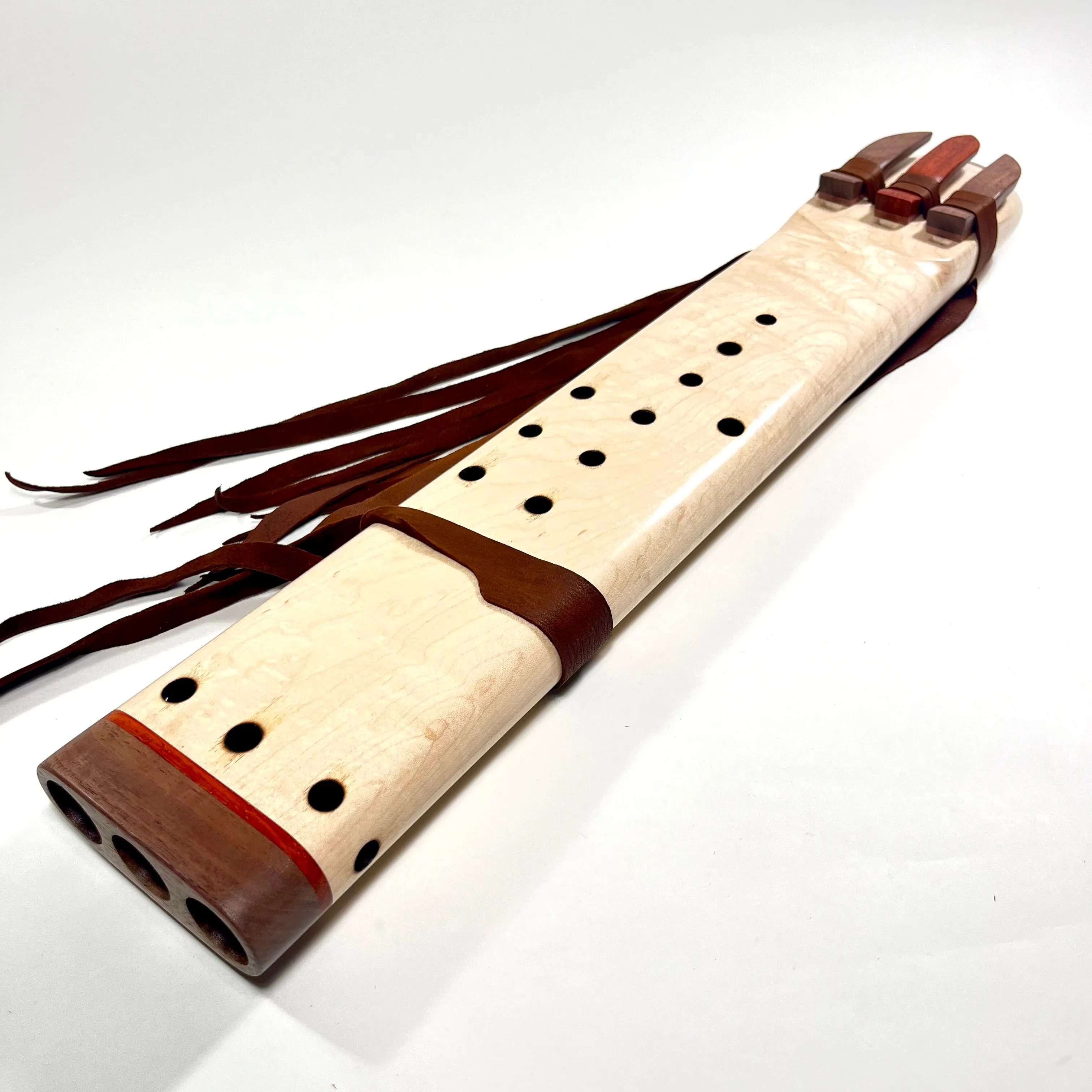 Amazing Figured Maple MoonKat Triple Drone - E-NAF Minor -In Stock
