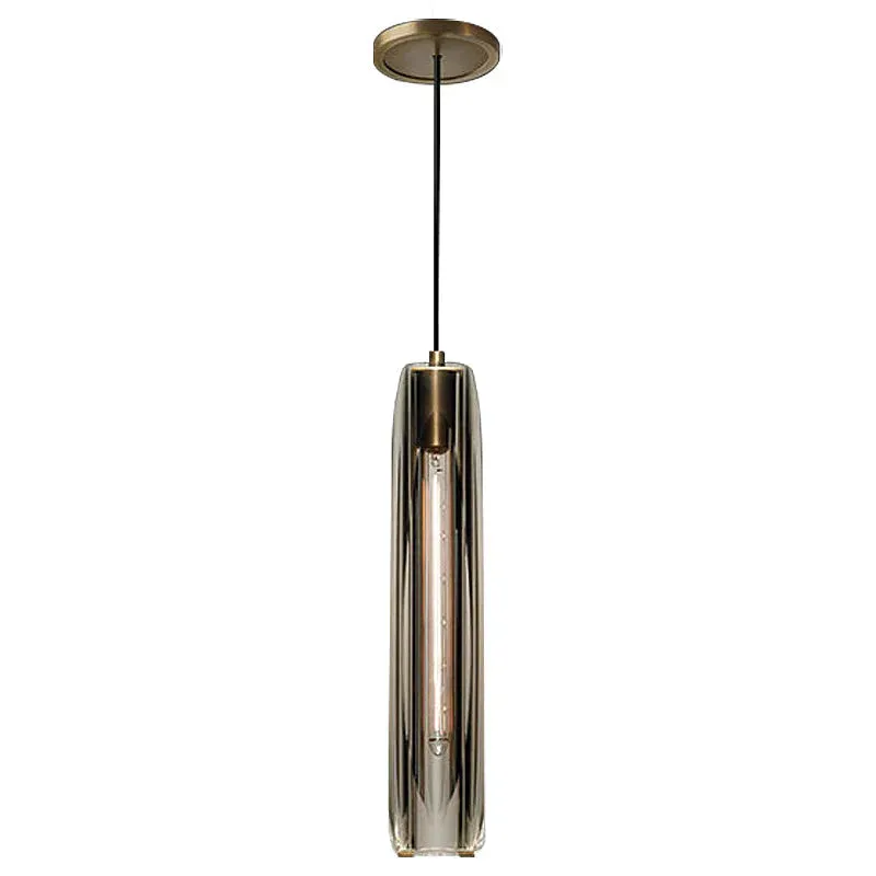 American Simple Copper Crystal Chandelier Bedroom Bedside Single Head Chandelier