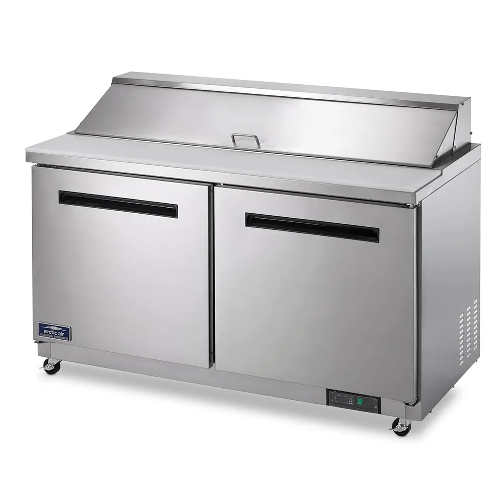 Arctic Air AST60R 60" Double Door Sandwich/ Salad Prep Table