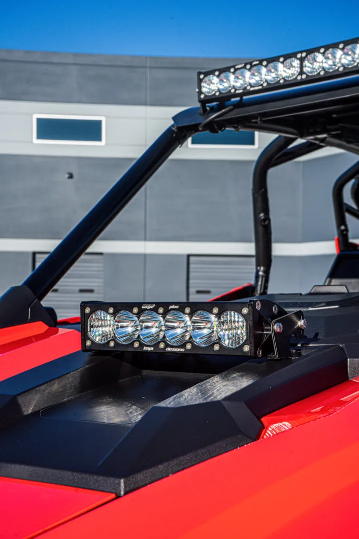 Baja Designs 447167 Polaris RZR Pro XP Hood Light Mount Kit 10 Inch OnX6  Baja Designs