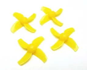 BetaFPV 40mm 4-Blade 0.8mm Shaft - Yellow