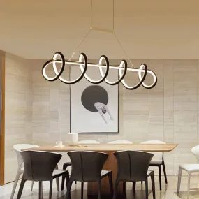 Black&White Modern LED Pendant Light For Living Room Dining Room Kitchen Ceiling Mounted Lamp Led Pendant lamp Hanging Lamp Home