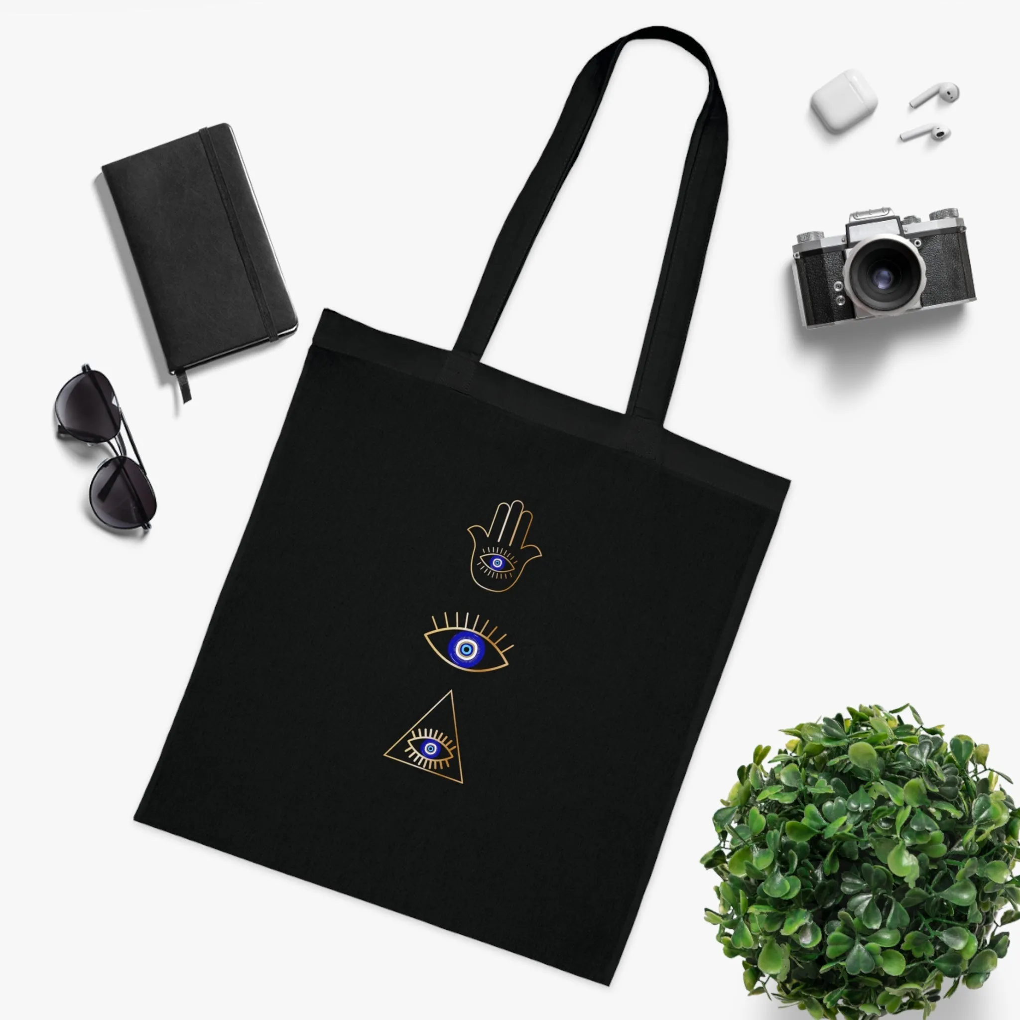 Blue Eye x3 Tote Bag