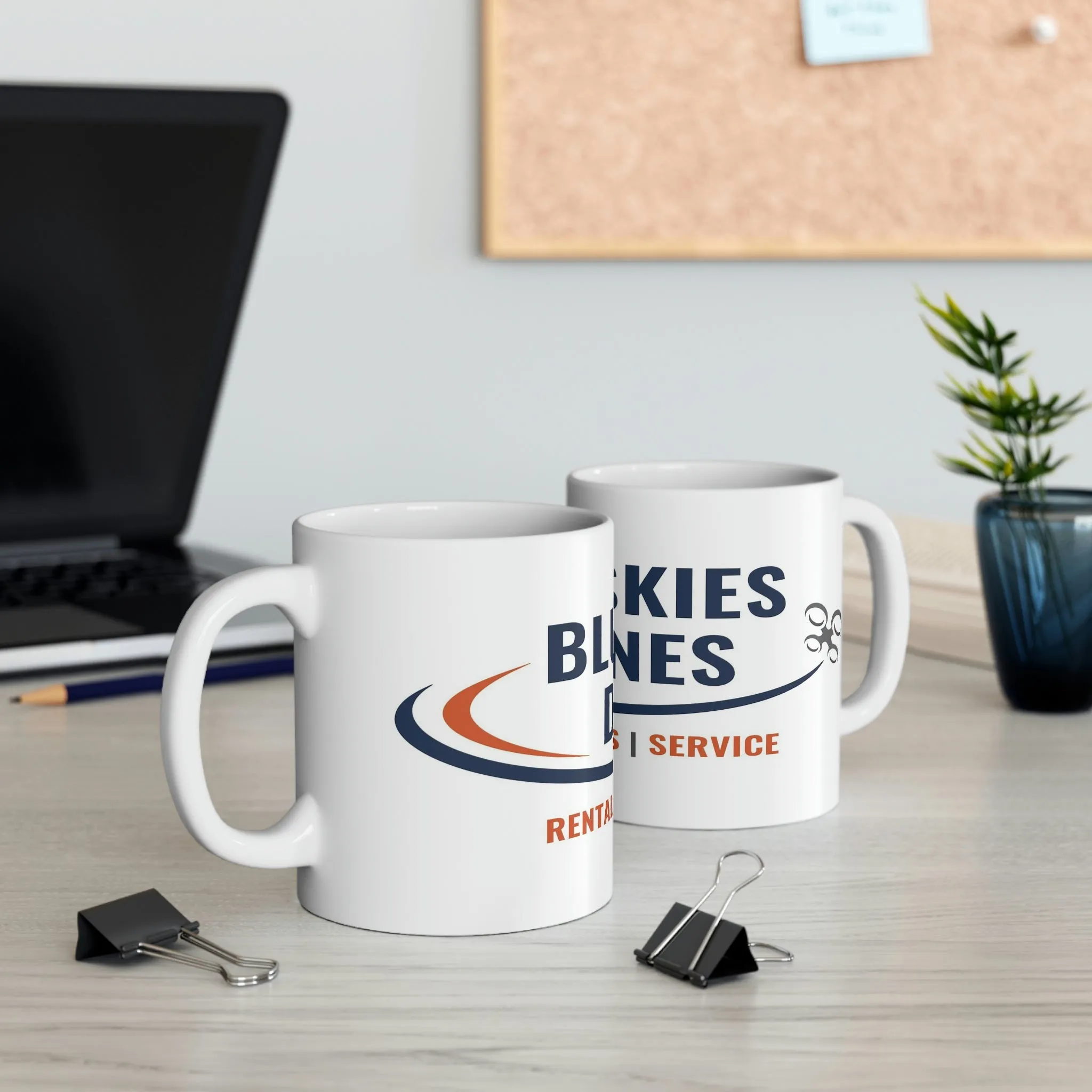 Blue Skies Drones Ceramic Mug 11oz