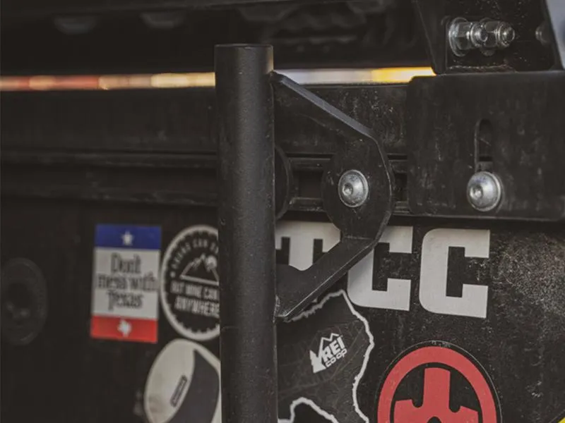 Cali Raised LED Toyota Truck Bed Rail Flag Pole Mount