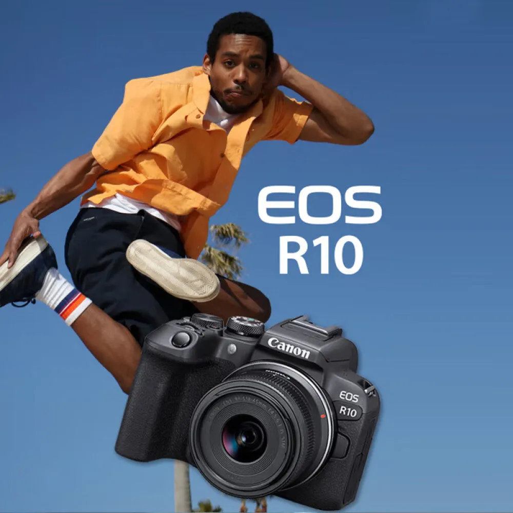 Camera Canon EOS R10 4K Vlog RF-S 18-45mm