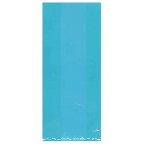Caribbean Blue Large Cello Treat Bags 25 Ct