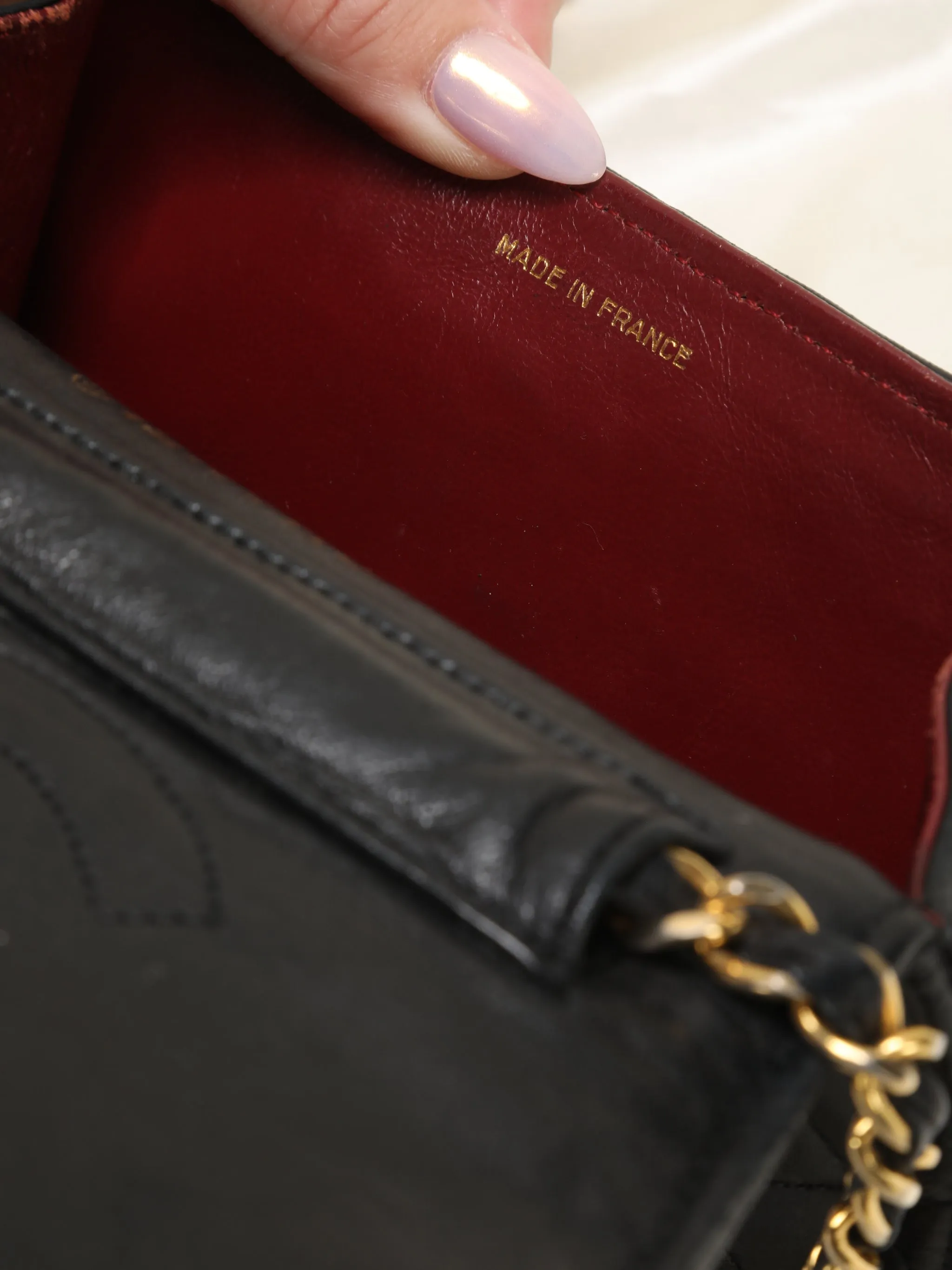 Chanel Lambskin Two-Toned Mini Bag