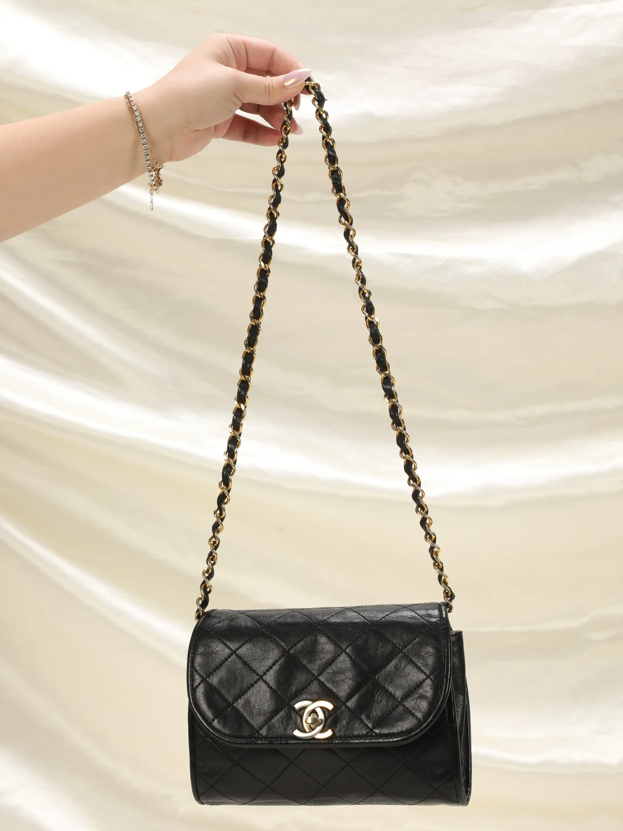 Chanel Lambskin Two-Toned Mini Bag