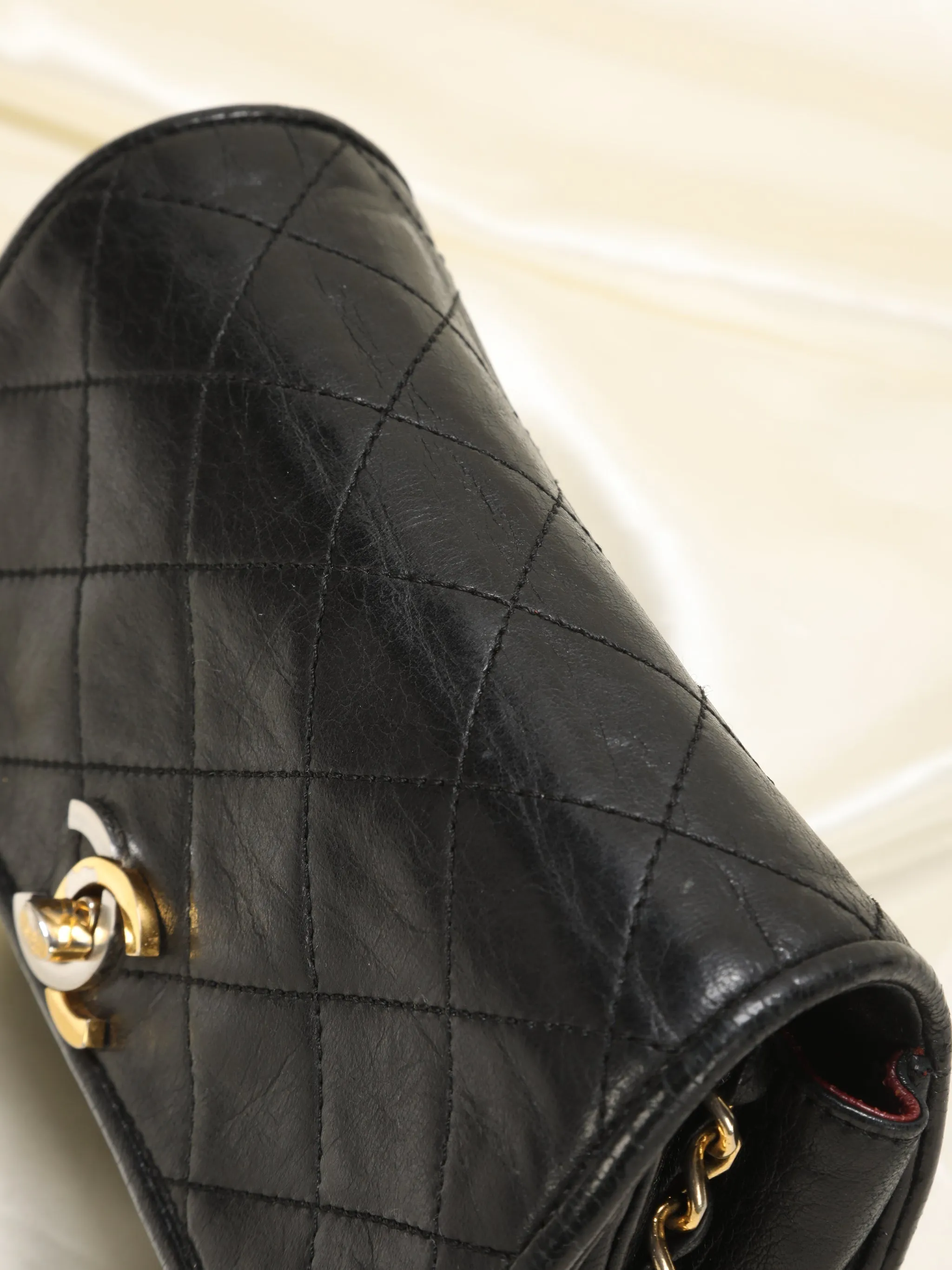 Chanel Lambskin Two-Toned Mini Bag