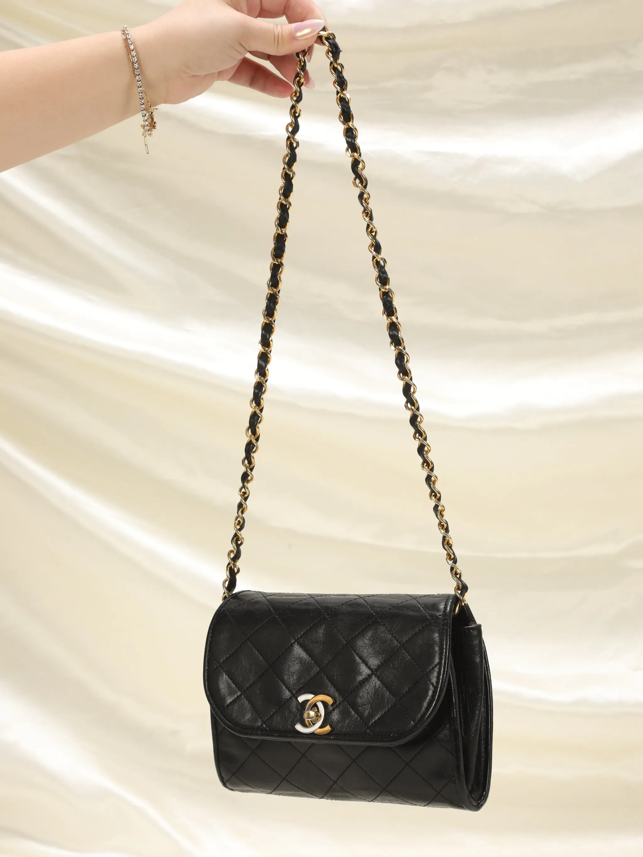 Chanel Lambskin Two-Toned Mini Bag