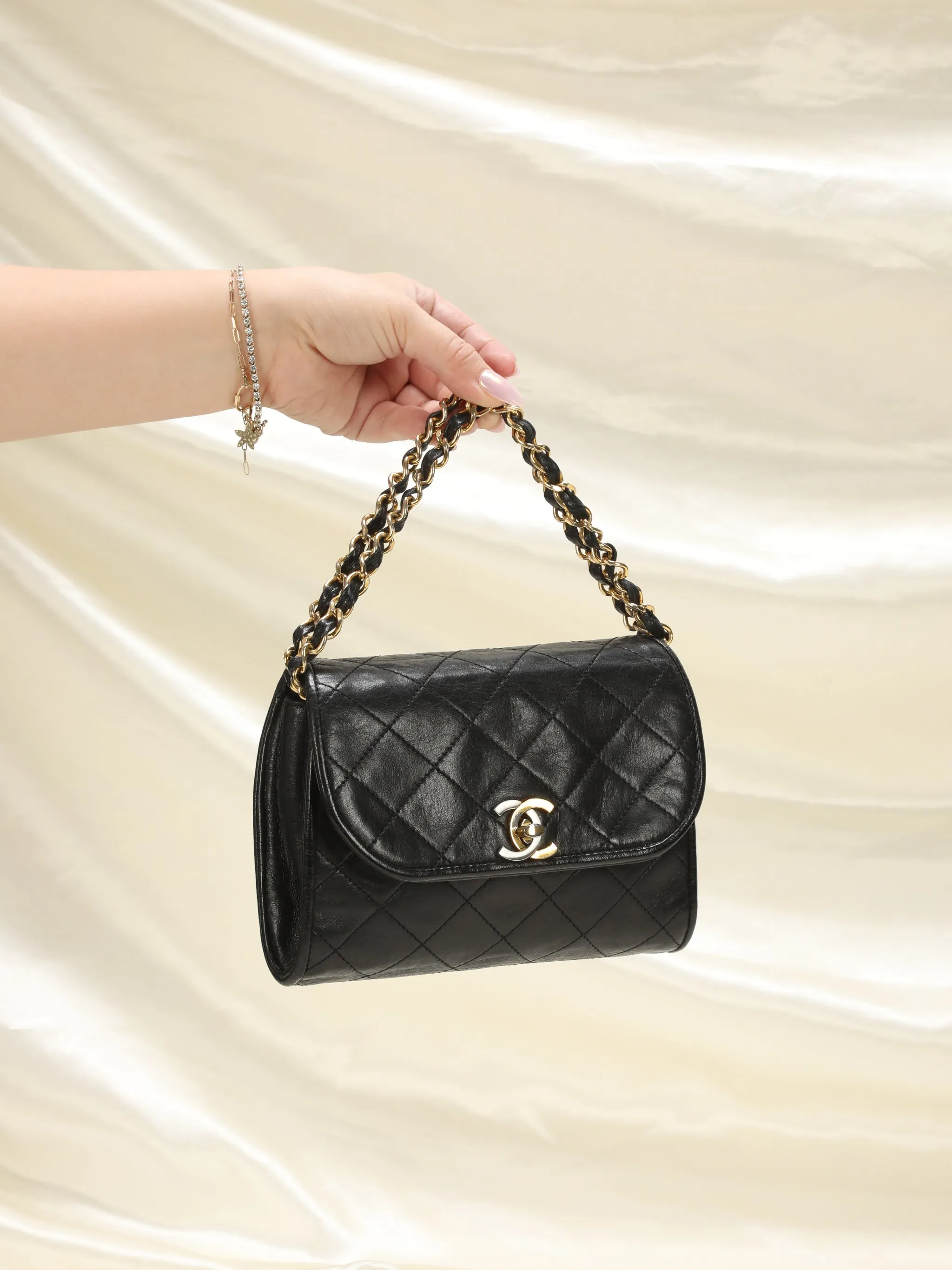 Chanel Lambskin Two-Toned Mini Bag