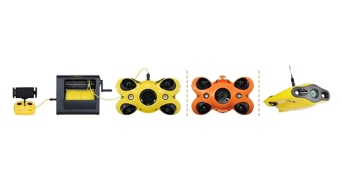 Chasing Hand Reel for M2 or Gladius Mini Underwater Drones (without tether)