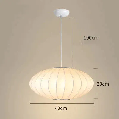 Cloth Lantern Ball Single Chandelier Homestay Chandelier