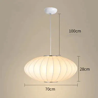 Cloth Lantern Ball Single Chandelier Homestay Chandelier