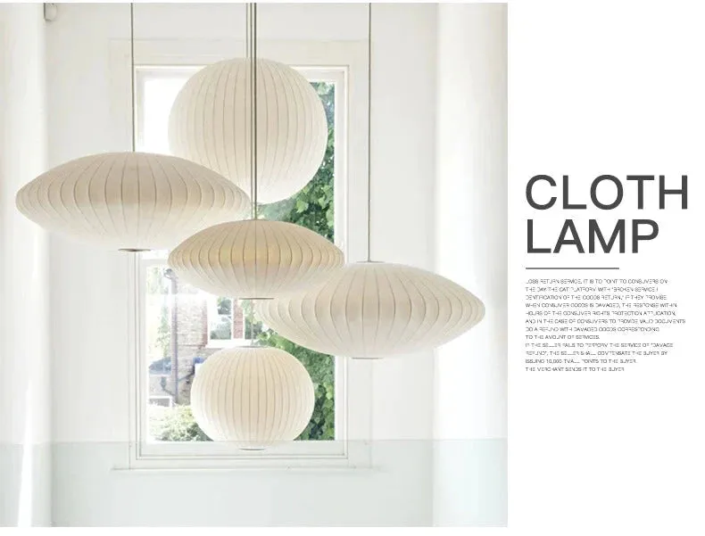 Cloth Lantern Ball Single Chandelier Homestay Chandelier
