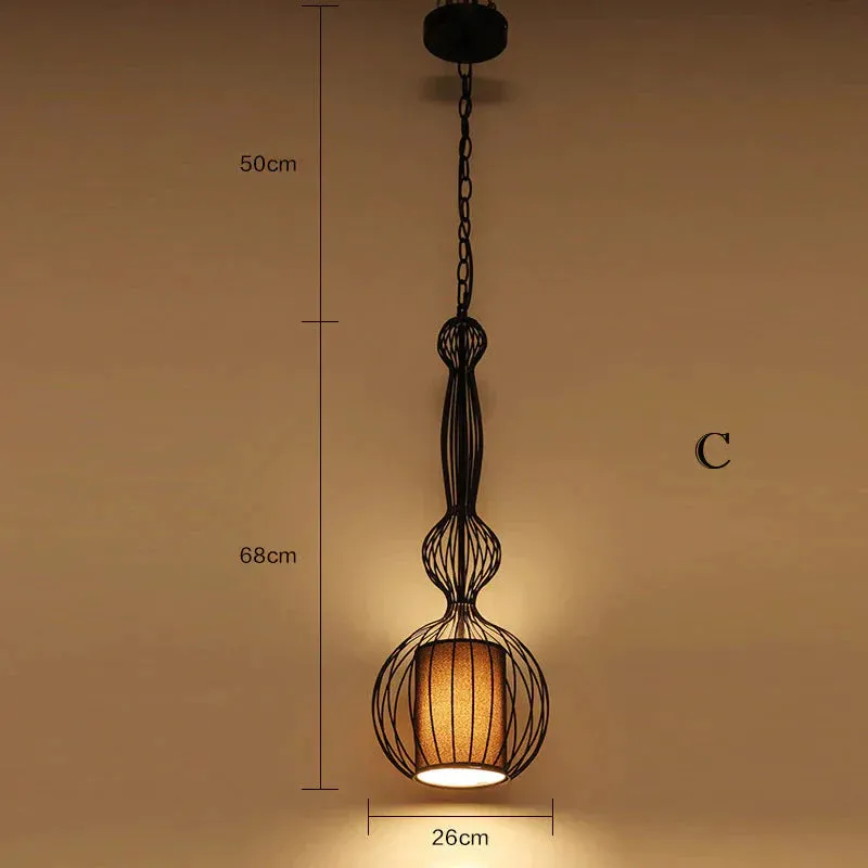 Creative Cafe Retro Birdcage Lamp Chandelier