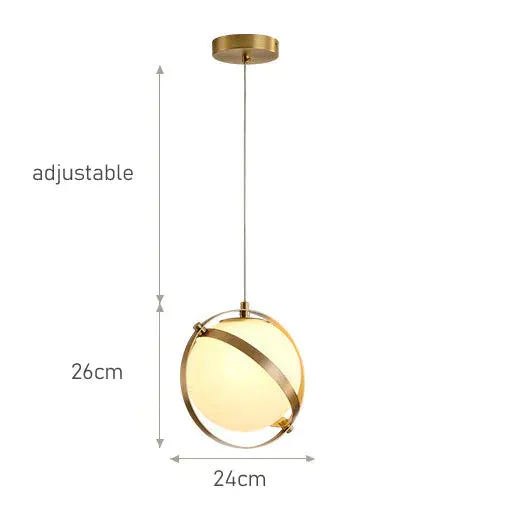 Creative Simple Spherical Nordic Chandelier