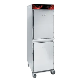 CRESCOR 1000HHSS2DX Mobile Heated Cabinet with Two Compartments and Radiant Heater
