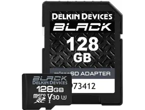 Delkin Devices 128GB MicroSDXC Black UHS-I V30 U3