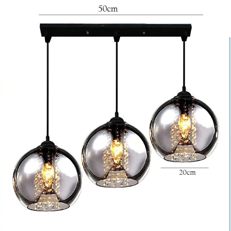 Dining Room Chandelier Creative Personality Dining Room Crystal Chandelier Single Head Three Head Led Bar Chandelier