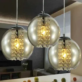 Dining Room Chandelier Creative Personality Dining Room Crystal Chandelier Single Head Three Head Led Bar Chandelier
