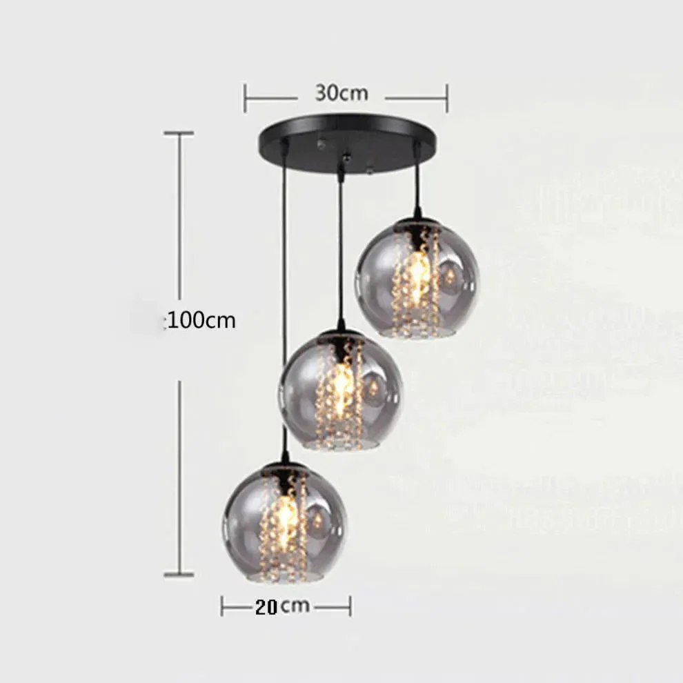 Dining Room Chandelier Creative Personality Dining Room Crystal Chandelier Single Head Three Head Led Bar Chandelier
