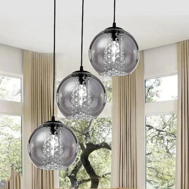 Dining Room Chandelier Creative Personality Dining Room Crystal Chandelier Single Head Three Head Led Bar Chandelier