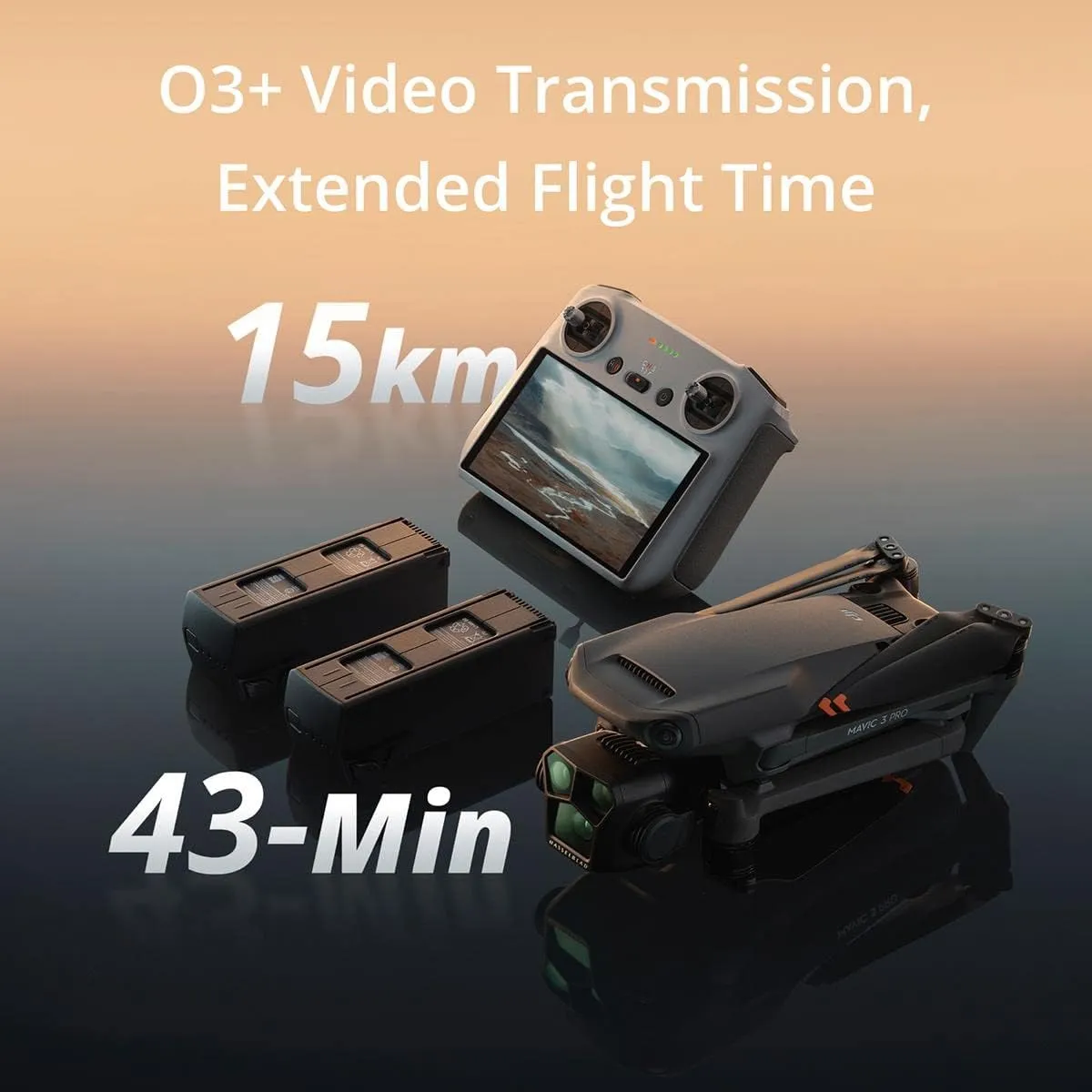 DJI MAVIC 3 PRO FLY MORE COMBO (DJI RC) WITH SCREEN LCD