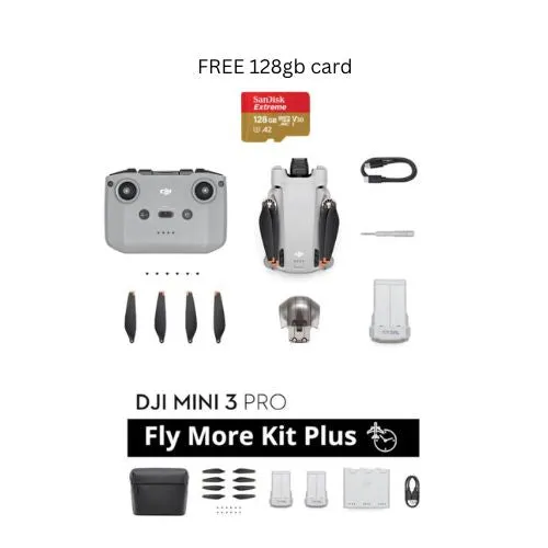 DJI Mini 3 Pro FREE 128GB memory card - 1 Year Local DJI Warranty