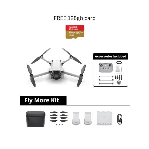 DJI Mini 3 Pro FREE 128GB memory card - 1 Year Local DJI Warranty