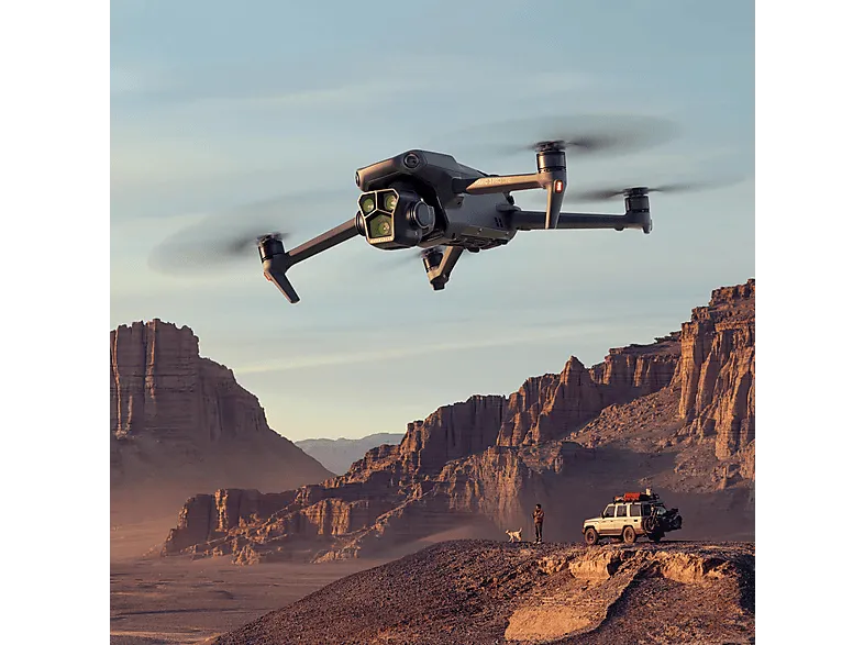 Drone - DJI Mavic 3 PRO Fly More Combo RC Pro, 48 mp, Vídeo 4K, Autonomía 43 min, Gris