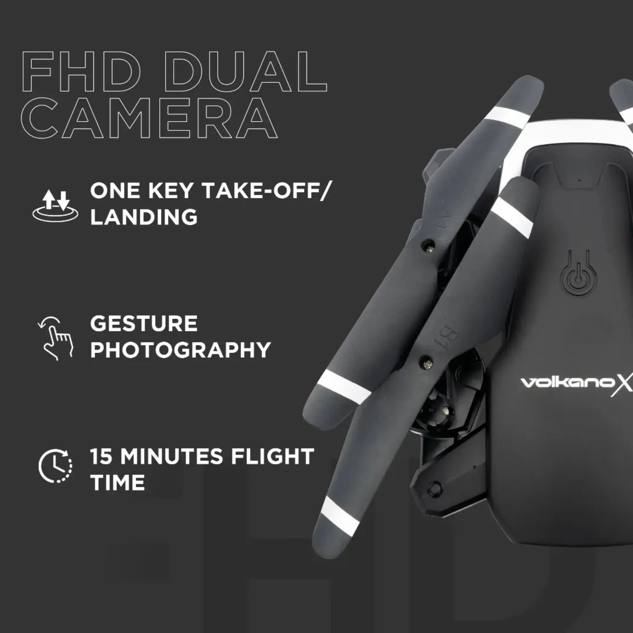 Drone Dual Camera X Aircraft Volkano